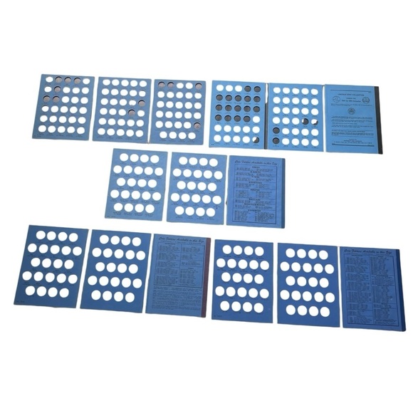 Lot Of 5 Blue Whitman Coin Collector Books Empty 9030 9009 9004 9039 - Picture 3 of 8